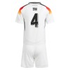 Maillot de Supporter Allemagne Tah 4 Domicile Euro 2024 Pour Enfant